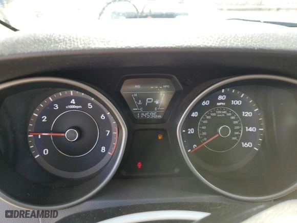 2015 Hyundai Elantra SE with VIN 5NPDH4AE1FH630357, listed as a Copart auction lot 50327355 with 114,596 mi miles and Salvage Title. Bid and sale history available at carsss.com. Image 9.