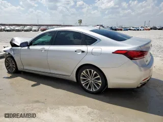2015 Hyundai Genesis 3.8L with VIN KMHGN4JE4FU043951, listed as a Copart auction lot 50373415 with 64,079 mi miles and Salvage Title. Bid and sale history available at carsss.com. Image 2.