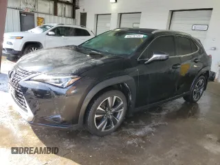 2020 Lexus UX with VIN JTHP3JBHXL2026160, listed as a Copart auction lot 45678145 with 47,783 mi miles and Salvage Title. Bid and sale history available at carsss.com. Image 1.