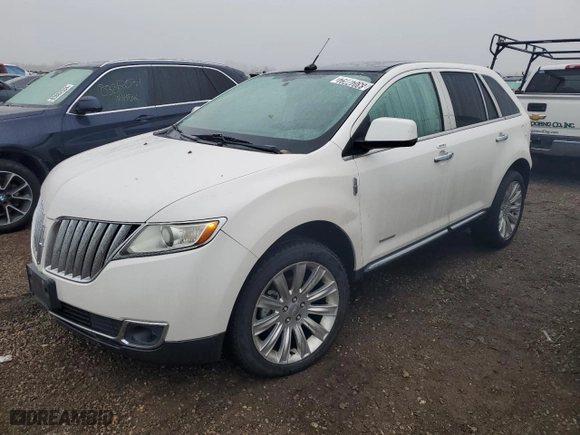 2011 Lincoln MKX with VIN 2LMDJ6JK3BBJ04887, listed as a Copart auction lot 83047794 with 134,039 mi miles and Salvage Title. Bid and sale history available at carsss.com. Image 1.