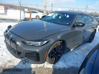 2023 BMW i4 M50 with VIN WBY33AW03PFN81310, listed as a IAAI auction lot 41387873 with 21,586 mi miles. Bid and sale history available at carsss.com. Image 19.
