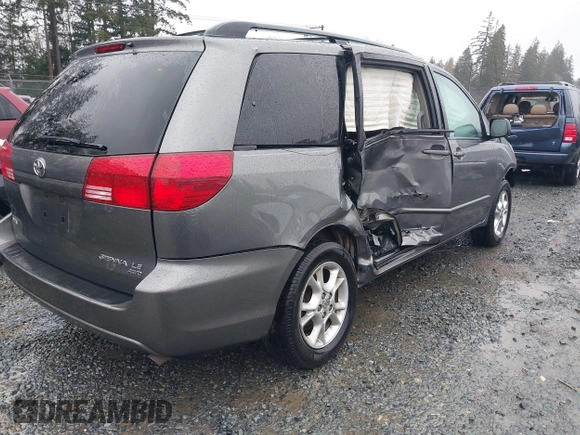2005 Toyota Sienna LE with VIN 5TDBA23C55S048993, listed as a IAAI auction lot 41637805 with 157,959 mi miles. Bid and sale history available at carsss.com. Image 4.
