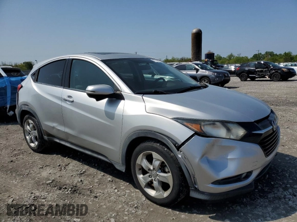 2016 Honda HR-V EX with VIN 3CZRU5H53GM710620, listed as a Copart auction lot 51170905 with 140,328 mi miles and Salvage Title. Bid and sale history available at DreamBid. Image 4.