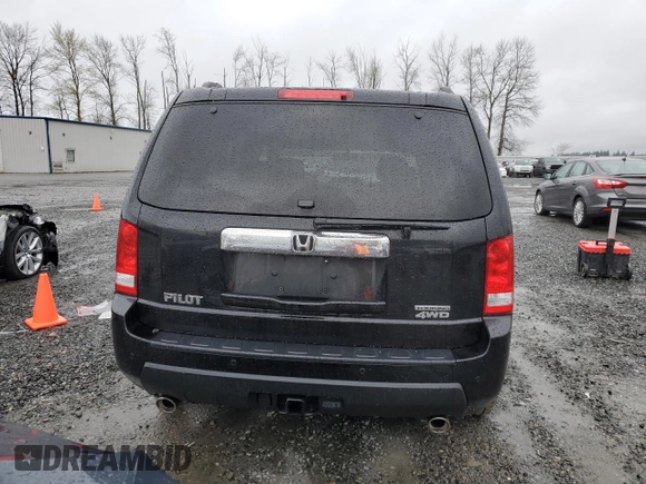2011 Honda Pilot Touring with VIN 5FNYF4H97BB048854, listed as a Copart auction lot 50991935 with 83,651 mi miles and Salvage Title. Bid and sale history available at carsss.com. Image 6.