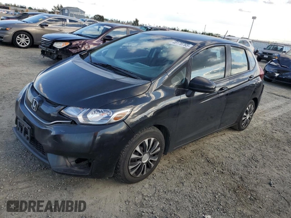 2016 Honda Fit LX with VIN JHMGK5H52GX028663, listed as a Copart auction lot 48170765 with 186,058 mi miles and Salvage Title. Bid and sale history available at carsss.com. Image 1.