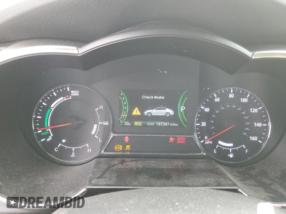 2013 Kia Optima Hybrid LX with VIN KNAGM4AD9D5040384, listed as a Copart auction lot 76238824 with 187,281 mi miles and Salvage Title. Bid and sale history available at carsss.com. Image 9.