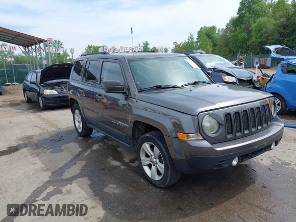2014 Jeep Patriot Latitude with VIN 1C4NJRFB3ED847997, listed as a IAAI auction lot 42109140 with 121,299 mi miles and . Bid and sale history available at carsss.com. Image 1.