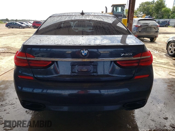 2016 BMW 7 Series 740i with VIN WBA7E2C53GG548284, listed as a Copart auction lot 67118363 with 92,153 mi miles. Bid and sale history available at carsss.com. Image 6.
