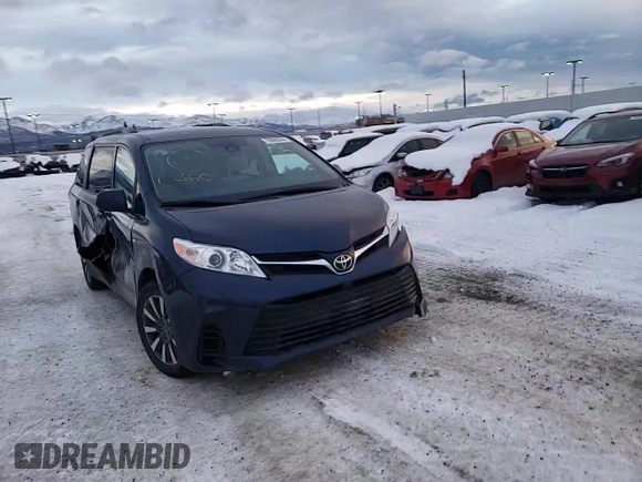 2018 Toyota Sienna LE с VIN 5TDJZ3DC3JS197731, выставлен на аукционе Copart как лот 79896244 с пробегом 63 077 миль миль и Списание • Salvage title. История ставок и продаж доступна на DreamBid. Изображение 12.