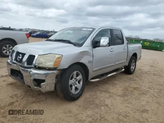 2004 Nissan Titan LE with VIN 1N6AA07A54N561820, listed as a Copart auction lot 47495225 with Not provided miles and Salvage title. Bid and sale history available at DreamBid. Image 1.