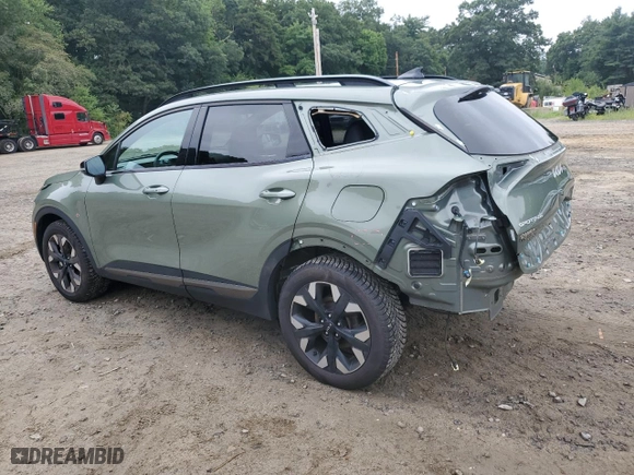 2023 Kia Sportage X-Line with VIN 5XYK6CAF6PG007891, listed as a Copart auction lot 63045154 with 46,890 mi miles and Salvage Title. Bid and sale history available at carsss.com. Image 2.