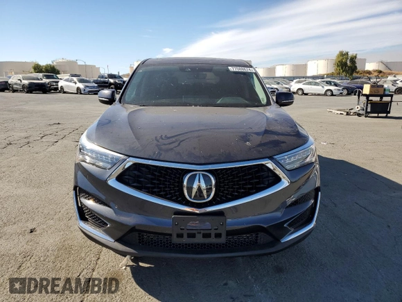2021 Acura RDX w/Technology Package with VIN 5J8TC2H59ML038526, listed as a Copart auction lot 77088674 with 0 mi miles and Salvage Title. Bid and sale history available at carsss.com. Image 5.