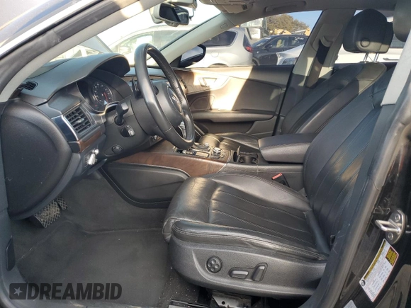 2012 Audi A7 Prestige with VIN WAUSGAFC8CN015376, listed as a Copart auction lot 41500135 with 109,981 mi miles and Salvage title. Bid and sale history available at DreamBid. Image 7.