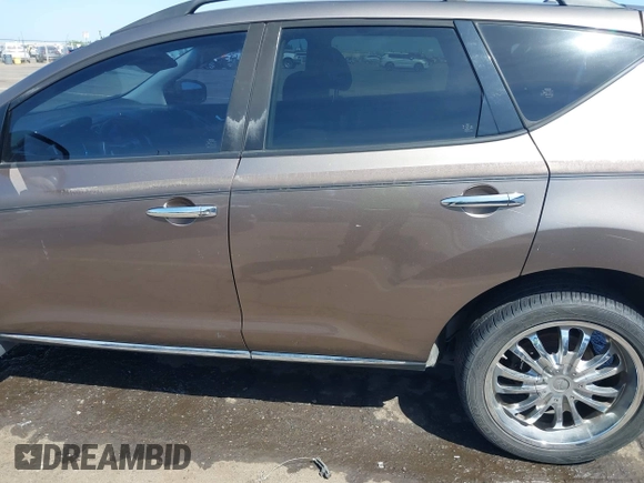 2009 Nissan Murano S with VIN JN8AZ18W09W101370, listed as a IAAI auction lot 42100083 with 168,687 mi miles and . Bid and sale history available at carsss.com. Image 19.