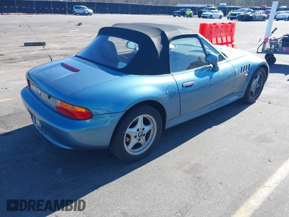 1996 BMW 3 Series Z3 1.9 with VIN 4USCH7320TLB75621, listed as a IAAI auction lot 41414858 with 96,609 mi miles and . Bid and sale history available at carsss.com. Image 4.