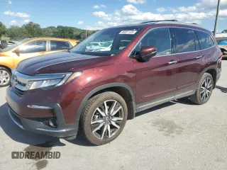 2020 Honda Pilot Elite with VIN 5FNYF6H06LB004777, listed as a Copart auction lot 58007135 with 55,683 mi miles and Salvage title. Bid and sale history available at DreamBid. Image 1.
