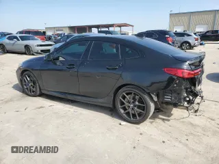2021 BMW 2 Series M235i xDrive with VIN WBA13AL02M7J66141, listed as a Copart auction lot 44651015 with 22,656 mi miles and Salvage Title. Bid and sale history available at DreamBid. Image 2.
