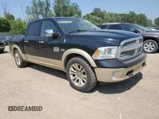 2013 Ram 1500 Laramie Longhorn with VIN 1C6RR7PT8DS522043, listed as a Copart auction lot 60427685 with 156,226 mi miles and Clean title. Bid and sale history available at DreamBid. Image 4.