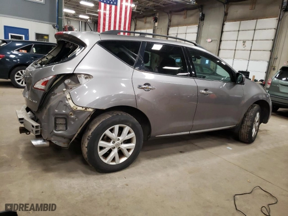 2011 Nissan Murano SV with VIN JN8AZ1MW0BW156347, listed as a Copart auction lot 48242205 with 163,489 mi miles and Non Repairable. Bid and sale history available at carsss.com. Image 3.