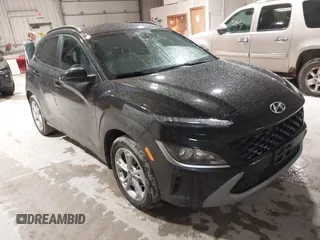 2023 Hyundai Kona SEL with VIN KM8K62AB3PU944716, listed as a IAAI auction lot 42125824 with 40,795 mi miles and . Bid and sale history available at DreamBid. Image 1.
