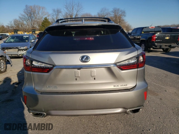 2017 Lexus RX with VIN 2T2BZMCAXHC095920, listed as a Copart auction lot 71864032 with 39,964 mi miles. Bid and sale history available at carsss.com. Image 6.