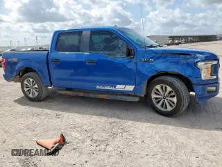 2018 Ford F-150 XL with VIN 1FTEW1CP5JKC02387, listed as a Copart auction lot 58983835 with 119,720 mi miles and Salvage title. Bid and sale history available at DreamBid. Image 4.