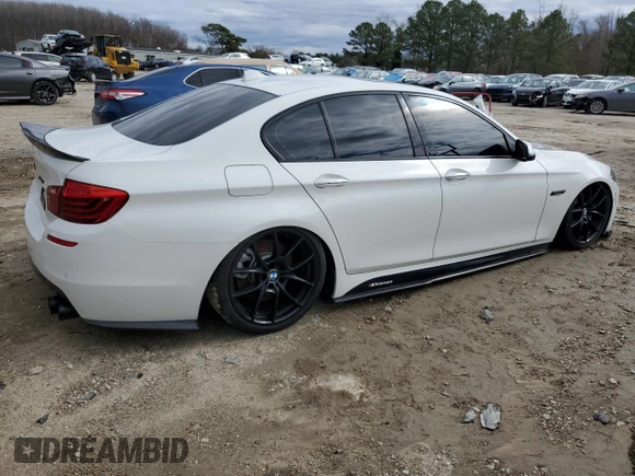 2015 BMW 5 Series 550i z VIN WBAKN9C55FD682331, wystawiony jako Copart lot #47356725 z przebiegiem 80 741 mil mil oraz Szkoda całkowita • Salvage title. Historia ofert i sprzedaży dostępna na DreamBid. Obrazek 3.