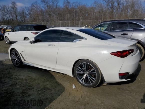 2017 Infiniti Q60 Premium with VIN JN1CV7EK2HM111111, listed as a Copart auction lot 44327985 with 83,511 mi miles and Salvage title. Bid and sale history available at DreamBid. Image 2.