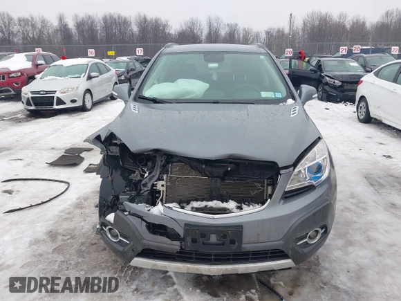 2015 Buick Encore Convenience with VIN KL4CJFSBXFB033767, listed as a IAAI auction lot 41447019 with 131,954 mi miles and . Bid and sale history available at carsss.com. Image 13.