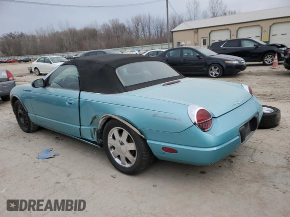 2002 Ford Thunderbird Hardtop Premium with VIN 1FAHP60A62Y117960, listed as a Copart auction lot 82361264 with Not Provided miles and Salvage Title. Bid and sale history available at DreamBid. Image 2.
