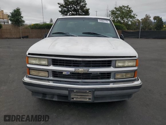 1998 Chevrolet Silverado 1500 with VIN 2GCEC19R6W1133606, listed as a Copart auction lot 54662775 with 317,437 mi miles and Salvage Title. Bid and sale history available at DreamBid. Image 5.