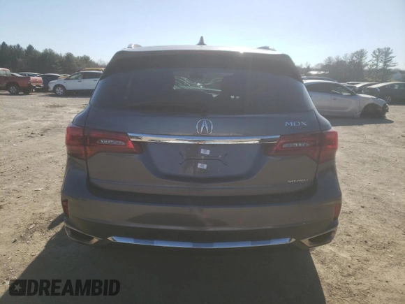 2017 Acura MDX with VIN 5FRYD4H32HB019318, listed as a Copart auction lot 44081373 with 0 mi miles. Bid and sale history available at carsss.com. Image 6.