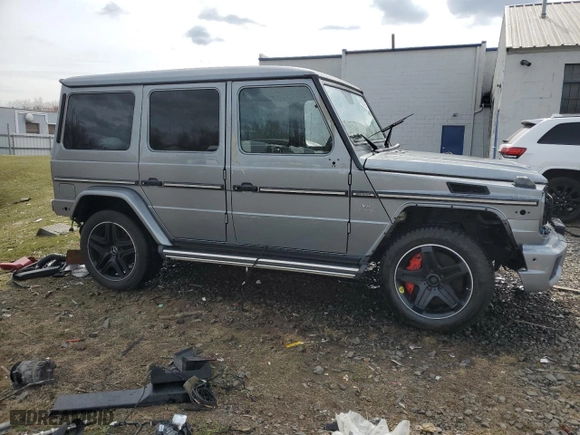 2018 Mercedes-Benz G-Class AMG G 63 with VIN WDCYC7DHXJX288809, listed as a Copart auction lot 45924154 with 0 mi miles and Salvage Title. Bid and sale history available at carsss.com. Image 4.