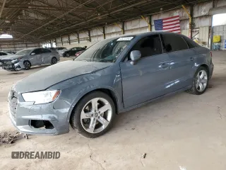 2018 Audi A3 Sedan Premium with VIN WAUAUGFF4J1032598, listed as a Copart auction lot 45215345 with 82,014 mi miles and Clean Title. Bid and sale history available at carsss.com. Image 1.
