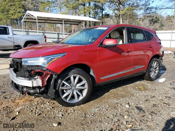 2019 Acura RDX w/Technology Pkg with VIN 5J8TC1H51KL021694, listed as a Copart auction lot 87725965 with 87,933 mi miles and Salvage Title. Bid and sale history available at carsss.com. Image 1.