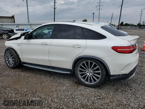 2016 Mercedes-Benz GLE 450 AMG with VIN 4JGED6EB0GA007067, listed as a Copart auction lot 60425575 with Not provided miles and Salvage title. Bid and sale history available at DreamBid. Image 2.