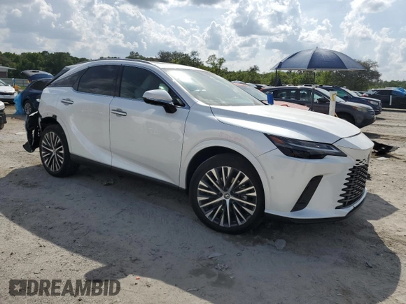 2024 Lexus RX with VIN 2T2BAMBA3RC031454, listed as a Copart auction lot 51141895 with 8,969 mi miles and Salvage Title. Bid and sale history available at carsss.com. Image 4.