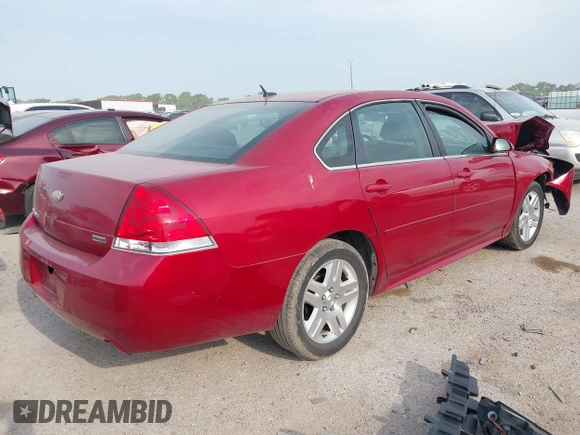 2013 Chevrolet Impala LT with VIN 2G1WG5E39D1113888, listed as a IAAI auction lot 42071345 with 107,979 mi miles and . Bid and sale history available at DreamBid. Image 4.
