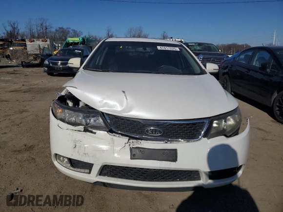 2013 Kia Forte SX with VIN KNAFW4A39D5699241, listed as a Copart auction lot 47417225 with 75,632 mi miles and Salvage Title. Bid and sale history available at carsss.com. Image 5.