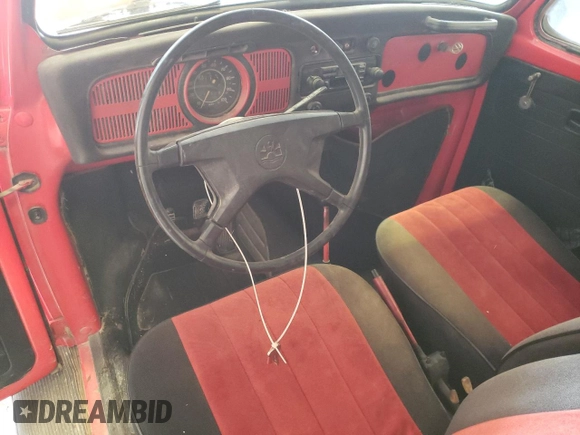 1972 Volkswagen Beetle with VIN 1122298570, listed as a Copart auction lot 78377084 with 1,150 mi miles and Salvage Title. Bid and sale history available at DreamBid. Image 8.