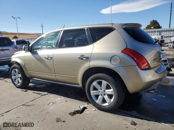 2006 Nissan Murano SE with VIN JN8AZ08W36W523171, listed as a Copart auction lot 78534054 with 152,054 mi miles and Salvage Title. Bid and sale history available at carsss.com. Image 2.
