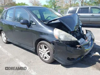 2007 Honda Fit Sport with VIN JHMGD37677S027417, listed as a IAAI auction lot 42155718 with 262,609 mi miles and . Bid and sale history available at DreamBid. Image 1.