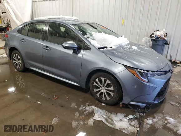 2021 Toyota Corolla Hybrid LE with VIN JTDEAMDEXMJ028209, listed as a Copart auction lot 81878484 with 114,746 mi miles and Clean Title. Bid and sale history available at carsss.com. Image 4.