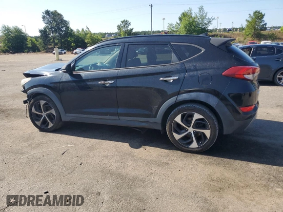 2016 Hyundai Tucson Limited z VIN KM8J33A24GU103286, wystawiony jako Copart lot #57855445 z przebiegiem 69 627 mil mil oraz Czysty tytuł • Clean title. Historia ofert i sprzedaży dostępna na DreamBid. Obrazek 2.