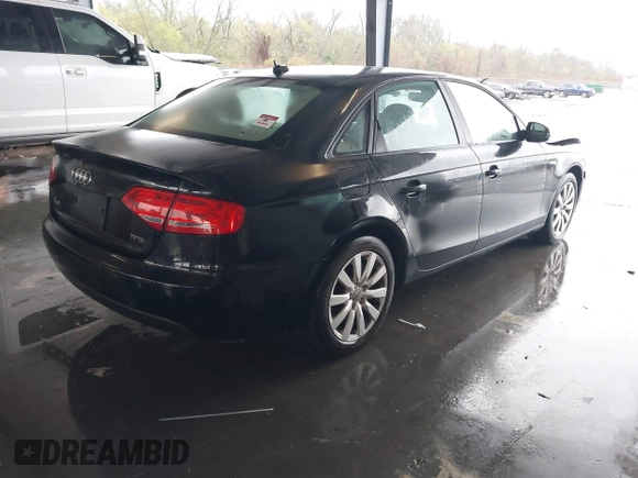 2012 Audi A4 2.0T Premium with VIN WAUAFAFL4CA113973, listed as a IAAI auction lot 41293934 with 184,254 mi miles. Bid and sale history available at carsss.com. Image 4.