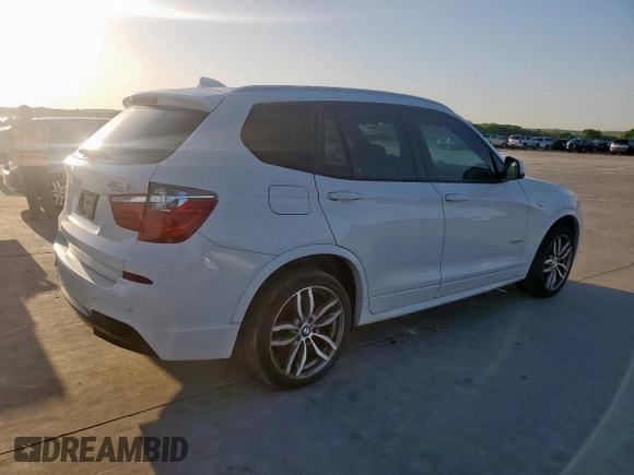 2016 BMW X3 sDrive28i with VIN 5UXWZ7C53G0M83959, listed as a Copart auction lot 52671315 with 150,326 mi miles and Clean Title. Bid and sale history available at DreamBid. Image 3.