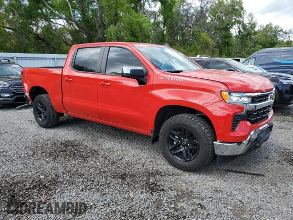2023 Chevrolet Silverado 1500 LT with VIN 2GCPACED6P1125205, listed as a Copart auction lot 52803945 with 32,774 mi miles and Salvage Title. Bid and sale history available at DreamBid. Image 4.