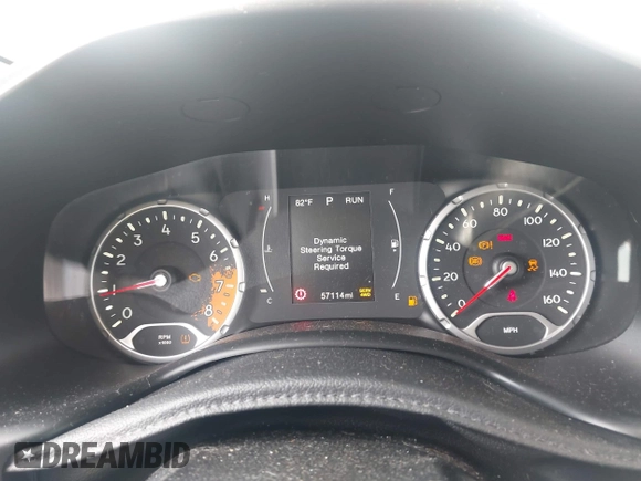 2017 Jeep Renegade Latitude with VIN ZACCJBBB2HPE49710, listed as a IAAI auction lot 42473831 with 57,114 mi miles and . Bid and sale history available at DreamBid. Image 7.