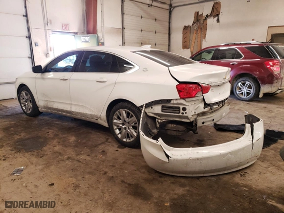 2016 Chevrolet Impala LS with VIN 2G11X5SA1G9177071, listed as a Copart auction lot 45287975 with 135,797 mi miles and Salvage Title. Bid and sale history available at carsss.com. Image 2.