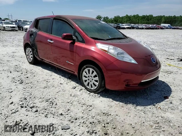 2015 Nissan LEAF S z VIN 1N4AZ0CP5FC308085, wystawiony jako Copart lot #53683985 z przebiegiem Nie podano mil oraz Szkody całkowita. Historia ofert i sprzedaży dostępna na DreamBid. Obrazek 13.